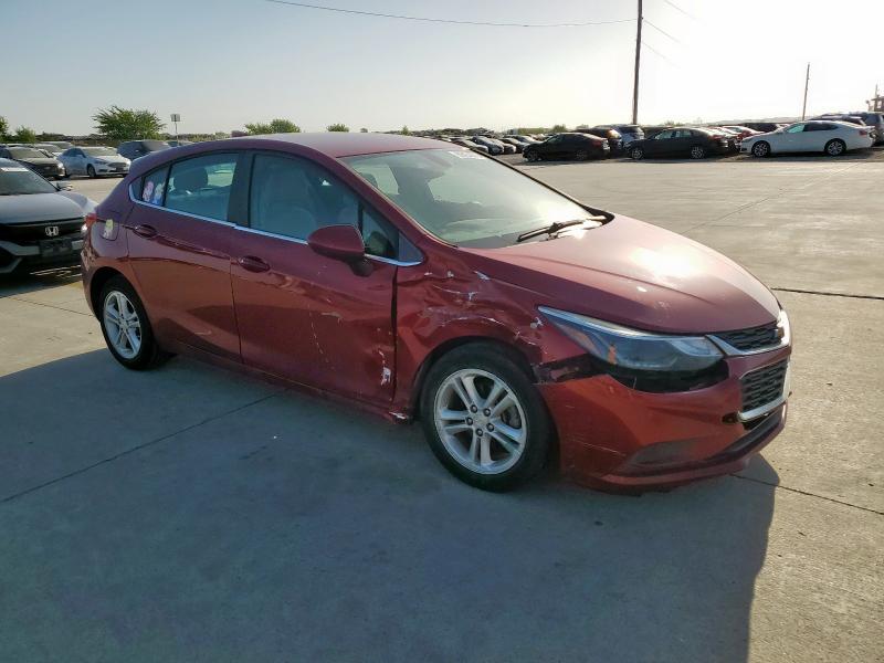 3G1BE6SM0JS593214 - 2018 CHEVROLET CRUZE LT Червоний фото 4