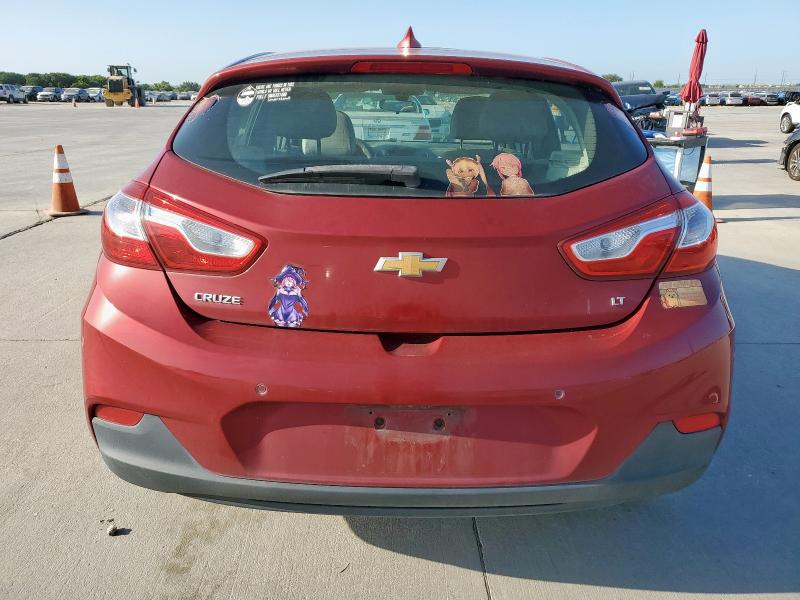 3G1BE6SM0JS593214 - 2018 CHEVROLET CRUZE LT Червоний фото 6