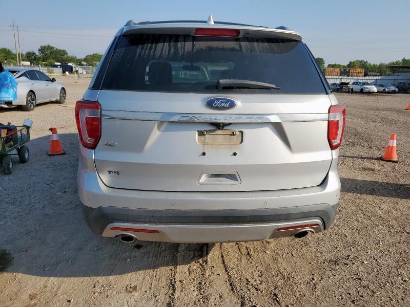 1FM5K7D82HGD12134 - 2017 FORD EXPLORER XLT ვერცხლისფერი ფოტო 6