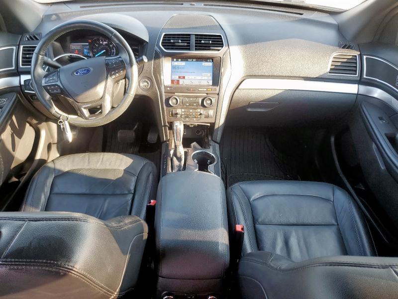 1FM5K7D82HGD12134 - 2017 FORD EXPLORER XLT ვერცხლისფერი ფოტო 8