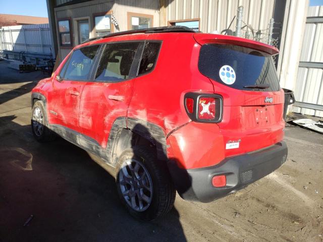 ZACCJBBT9FPB80093 - 2015 JEEP RENEGADE LATITUDE RED photo 3