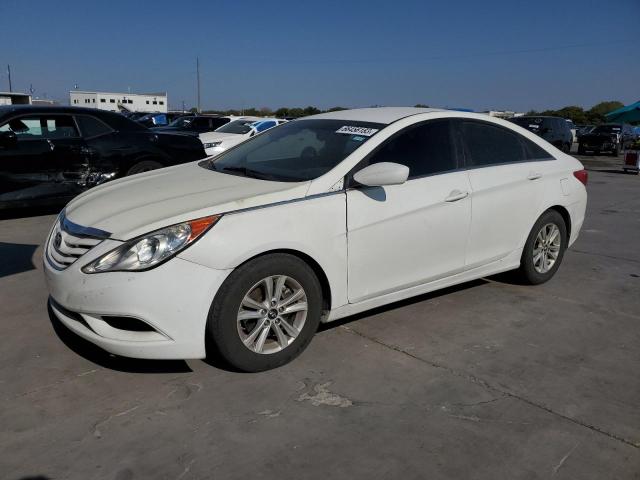 5NPEB4ACXDH797897 - 2013 HYUNDAI SONATA 4D GLS WHITE photo 1