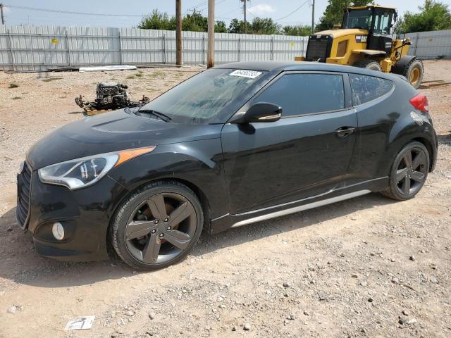 KMHTC6AE8FU234658 - 2015 HYUNDAI VELOSTER TURBO BLACK photo 1