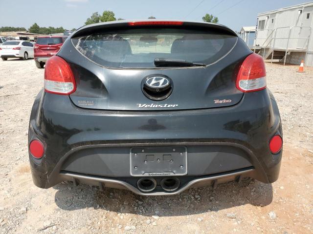 KMHTC6AE8FU234658 - 2015 HYUNDAI VELOSTER TURBO BLACK photo 6