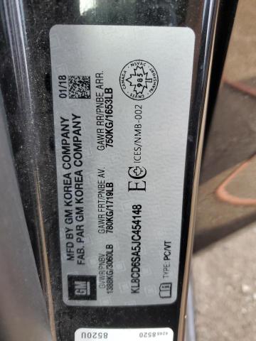 KL8CD6SA5JC454148 - 2018 CHEVROLET SPARK 1LT შავი ფოტო 13