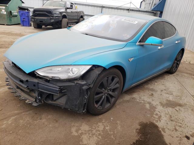 5YJSA1E2XGF120440 - 2016 TESLA MODEL S Синій фото 1