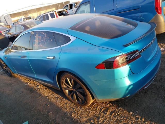 5YJSA1E2XGF120440 - 2016 TESLA MODEL S Синій фото 2