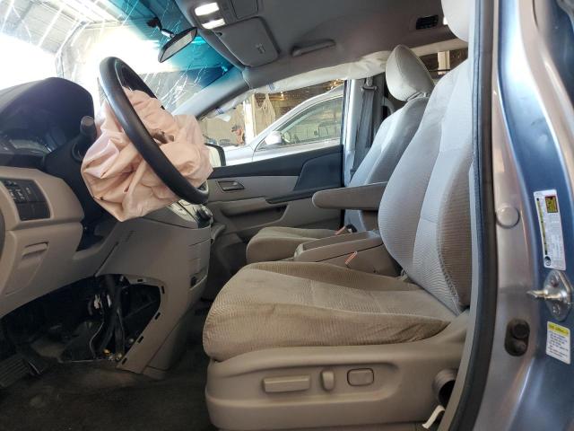 5FNRL5H44BB067756 - 2011 HONDA ODYSSEY EX BLUE photo 7