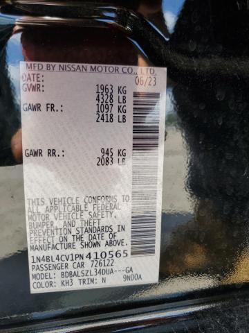 1N4BL4CV1PN410565 - 2023 NISSAN ALTIMA SR BLUE photo 12