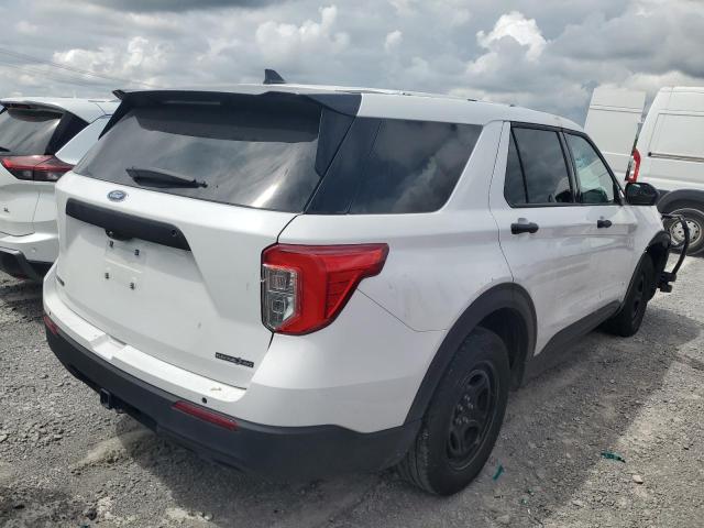 1FM5K8AB8RGA48747 - 2024 FORD EXPLORER POLICE INTERCEPTOR თეთრი ფოტო 3