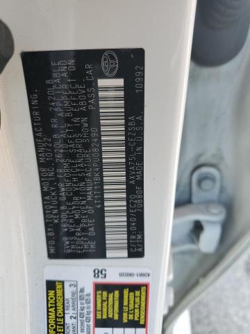 4T1T11BK4PU082490 - 2023 TOYOTA CAMRY SE NIGHT SHADE WHITE photo 12