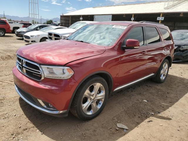 1C4RDHDG9EC494186 - 2014 DODGE DURANGO LIMITED RED photo 1