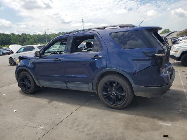 1FMHK7F80BGA61521 - 2011 FORD EXPLORER LIMITED BLUE photo 2