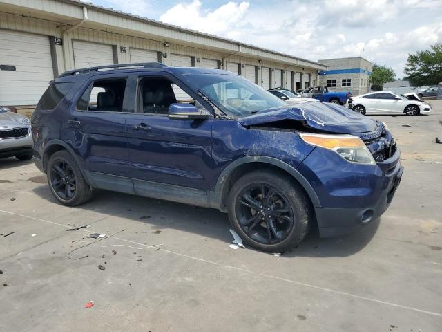 1FMHK7F80BGA61521 - 2011 FORD EXPLORER LIMITED BLUE photo 4