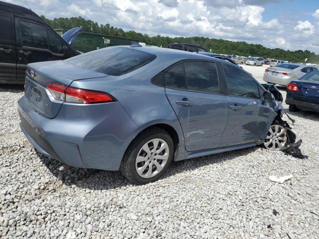 JTDEPMAE2N3015608 - 2022 TOYOTA COROLLA LE BLUE photo 3