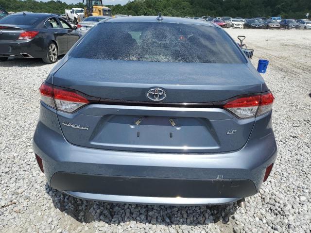 JTDEPMAE2N3015608 - 2022 TOYOTA COROLLA LE BLUE photo 6