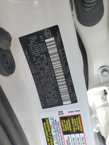 4T1G11AK8PU722347 - 2023 TOYOTA CAMRY SE NIGHT SHADE WHITE photo 12