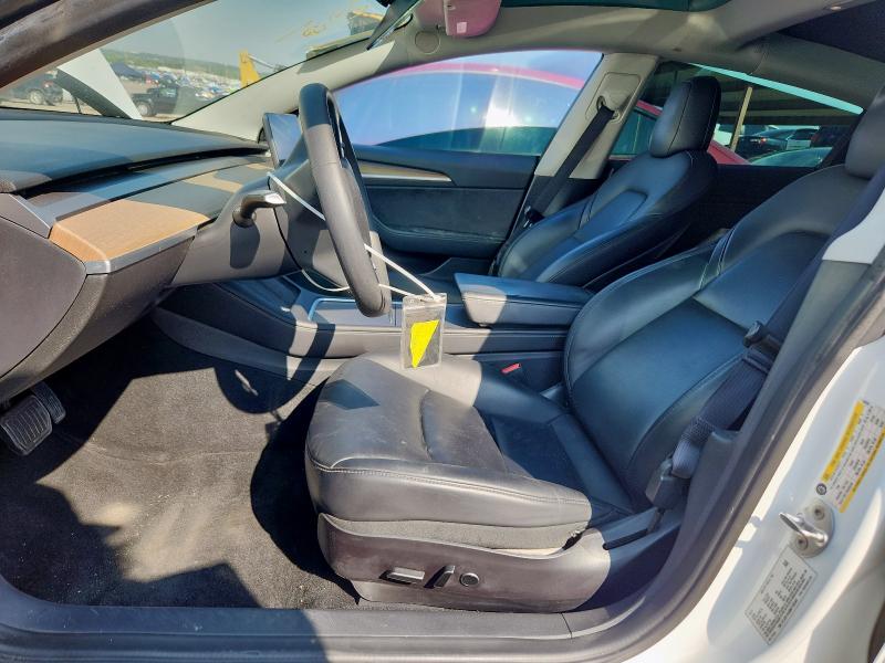 5YJ3E1EA8MF100344 - 2021 TESLA MODEL 3 Սպիտակ լուսանկար 7