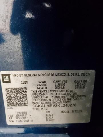 3GKALMEV2KL240278 - 2019 GMC TERRAIN SLE Azul foto 13