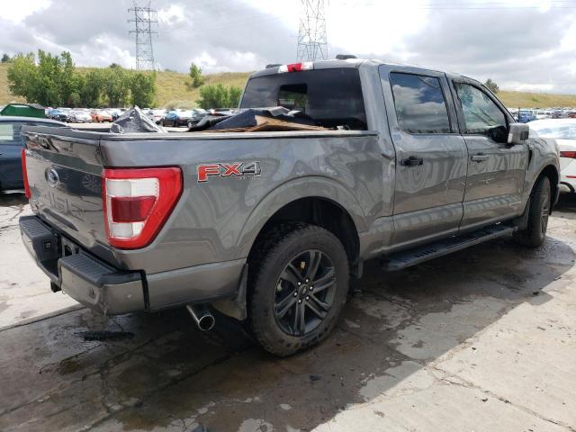 1FTFW1ED5MFB62316 - 2021 FORD F150 SUPERCREW GRAY photo 3