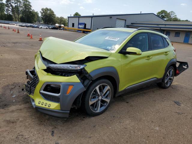 KM8K33A51KU203496 - 2019 HYUNDAI KONA LIMITED GREEN photo 1