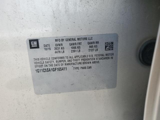 1G11C5SA1GF165411 - 2016 CHEVROLET MALIBU LIM LT 米色 照片 12