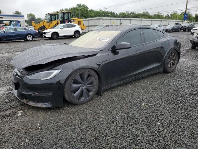 5YJSA1E52NF476405 - 2022 TESLA MODEL S BLACK photo 1