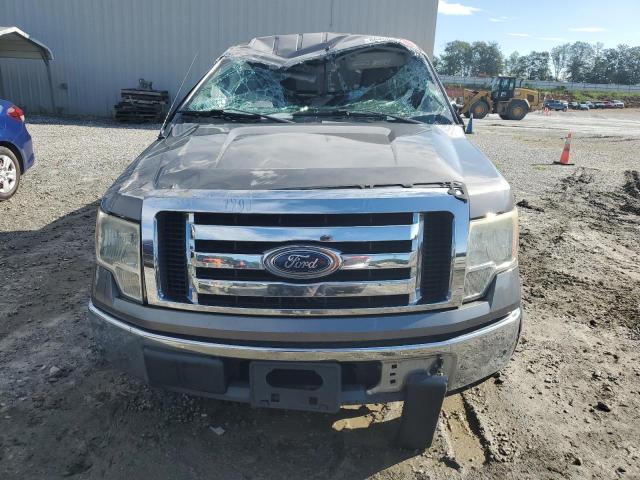 1FTEX1C82AFC98655 - 2010 FORD F150 SUPER CAB GRAY photo 5