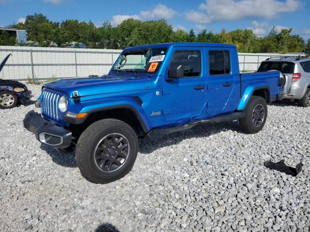 1C6HJTFG0NL169843 - 2022 JEEP GLADIATOR OVERLAND BLUE photo 1