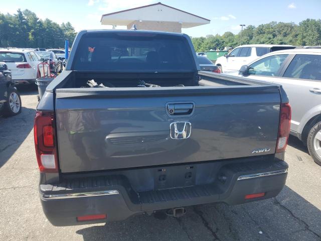5FPYK3F69HB025803 - 2017 HONDA RIDGELINE RTL ნაცრისფერი ფოტო 6