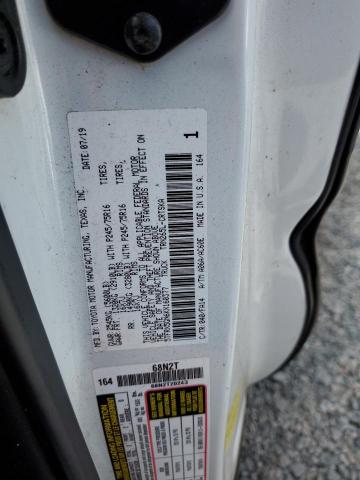 5TFRX5GN6KX160377 - 2019 TOYOTA TACOMA ACCESS CAB Ақ фото 12