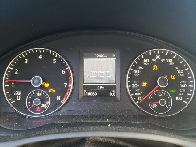 WVWFW7AH9CV009566 - 2012 VOLKSWAGEN EOS LUX 黑色 照片 8