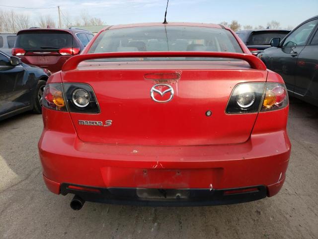 JM1BK323361419734 - 2006 MAZDA 3 S RED photo 6