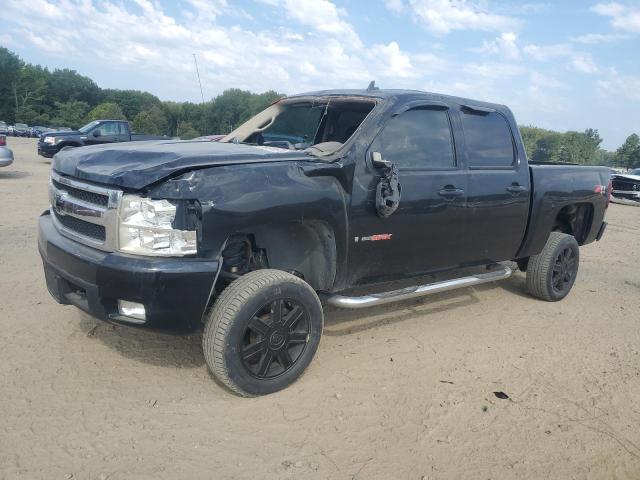 2GCEK13Y871643797 - 2007 CHEVROLET SILVERADO K1500 CREW CAB BLACK photo 1