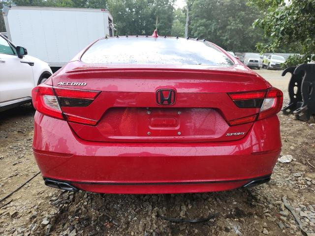 1HGCV1F32JA082896 - 2018 HONDA ACCORD SPORT RED photo 6