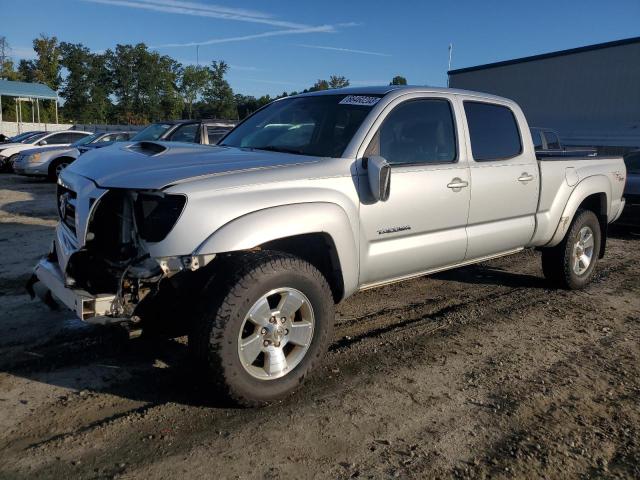 5TEKU72N75Z028657 - 2005 TOYOTA TACOMA DOUBLE CAB PRERUNNER LONG BED SILVER photo 1