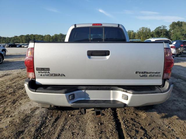 5TEKU72N75Z028657 - 2005 TOYOTA TACOMA DOUBLE CAB PRERUNNER LONG BED SILVER photo 6