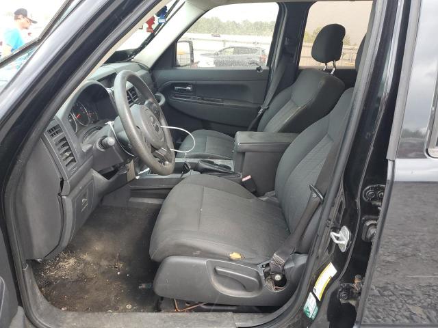 1C4PJLAK5CW122349 - 2012 JEEP LIBERTY SPORT BLACK photo 7