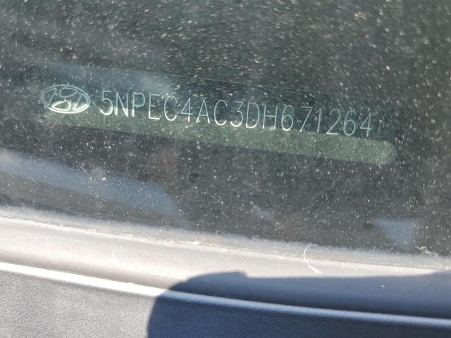 5NPEC4AC3DH671264 - 2013 HYUNDAI SONATA SE BLACK photo 12