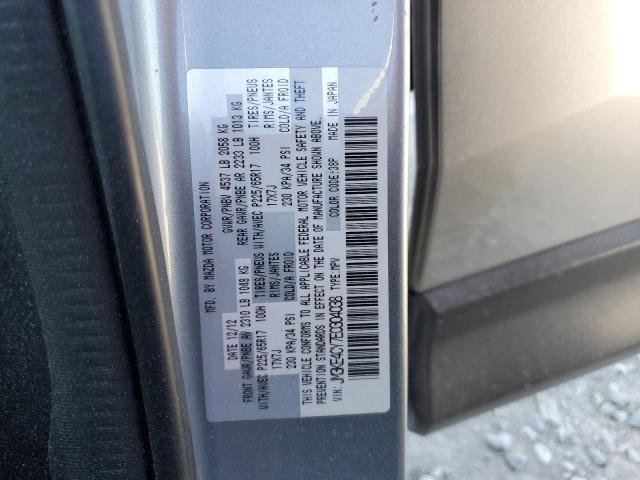 JM3KE4CY7E0304038 - 2014 MAZDA CX-5 TOURING SILVER photo 13