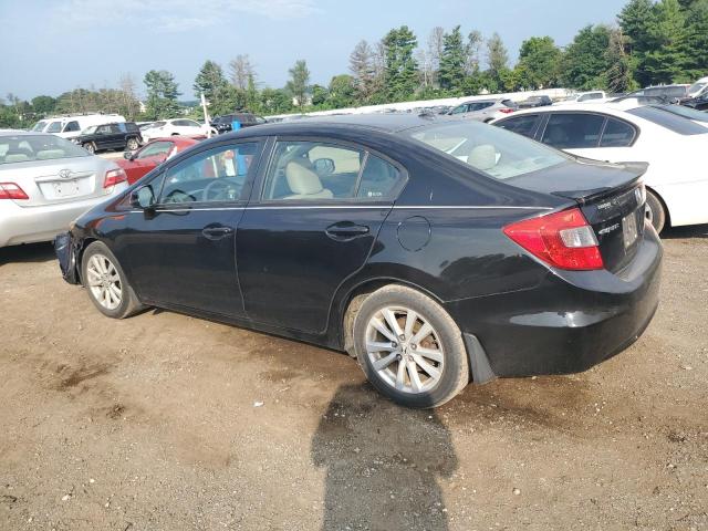 19XFB2F86CE341136 - 2012 HONDA CIVIC EX BLACK photo 2