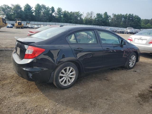 19XFB2F86CE341136 - 2012 HONDA CIVIC EX BLACK photo 3