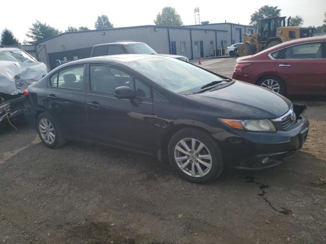 19XFB2F86CE341136 - 2012 HONDA CIVIC EX BLACK photo 4