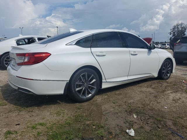 1HGCV1F50MA079534 - 2021 HONDA ACCORD EXL WHITE photo 3