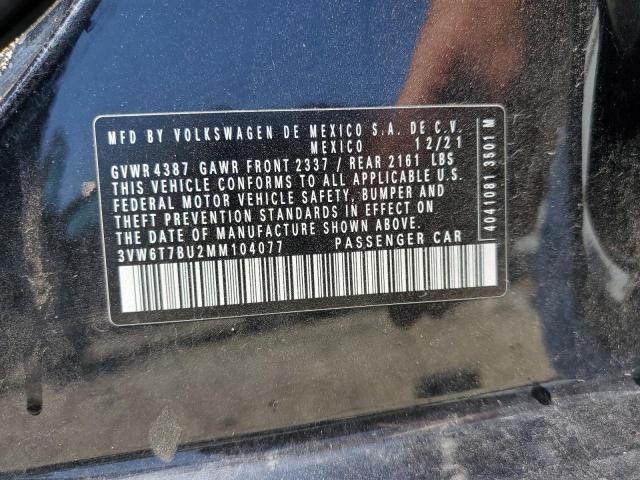 3VW6T7BU2MM104077 - 2021 VOLKSWAGEN JETTA GLI Qara foto 13