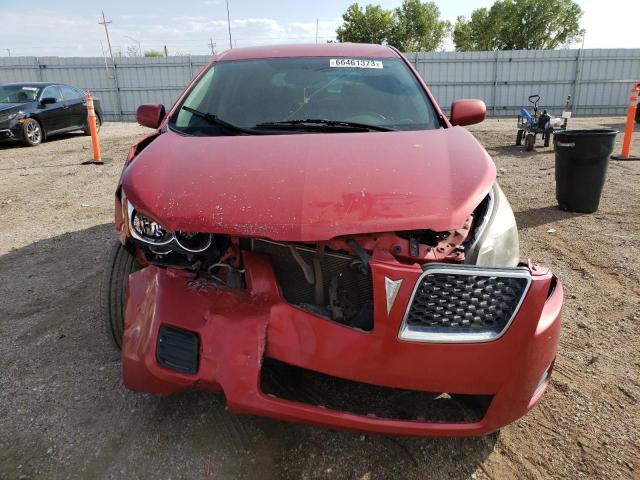 5Y2SP6E87AZ406022 - 2010 PONTIAC VIBE RED photo 5