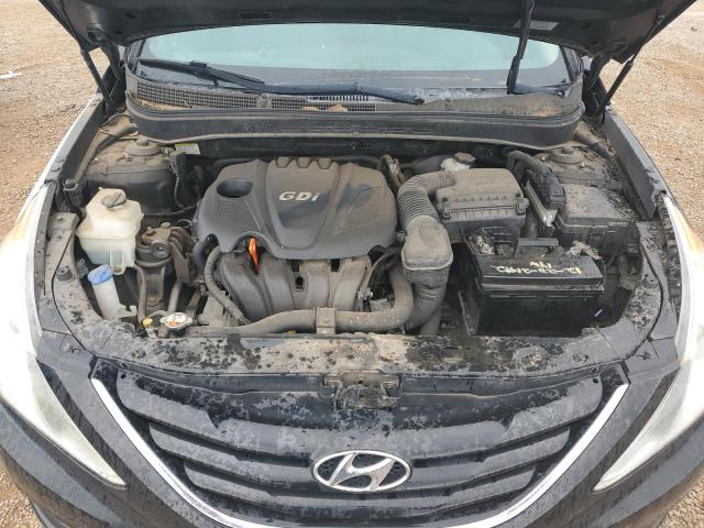 5NPEB4AC2DH749276 - 2013 HYUNDAI SONATA GLS BLACK photo 11