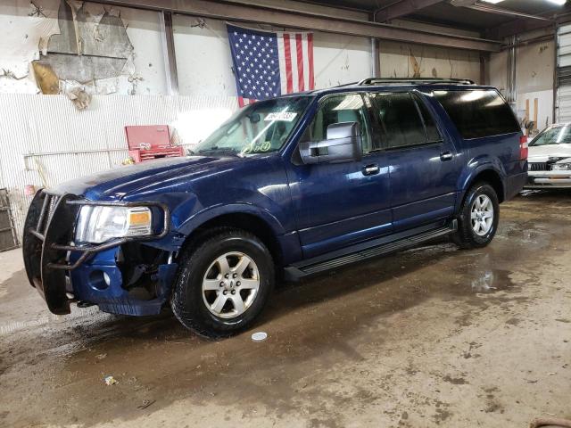 1FMFK16519LA02473 - 2009 FORD EXPEDITION EL XLT BLUE photo 1