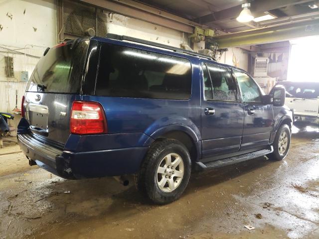 1FMFK16519LA02473 - 2009 FORD EXPEDITION EL XLT BLUE photo 3