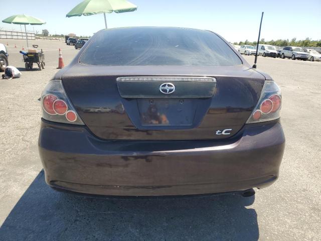 JTKDE167980224188 - 2008 TOYOTA SCION TC PURPLE photo 6